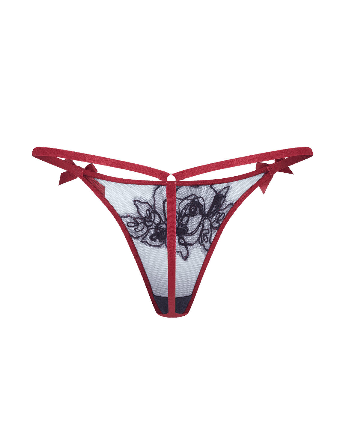 Lindie Thong Plum/Navy | Agent Provocateur
