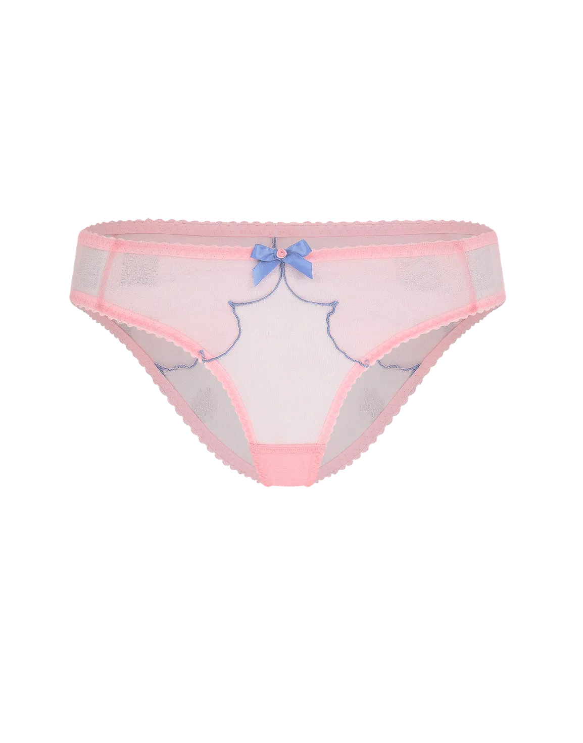 Lorna Full Brief  Baby Pink/Blue | Agent Provocateur
