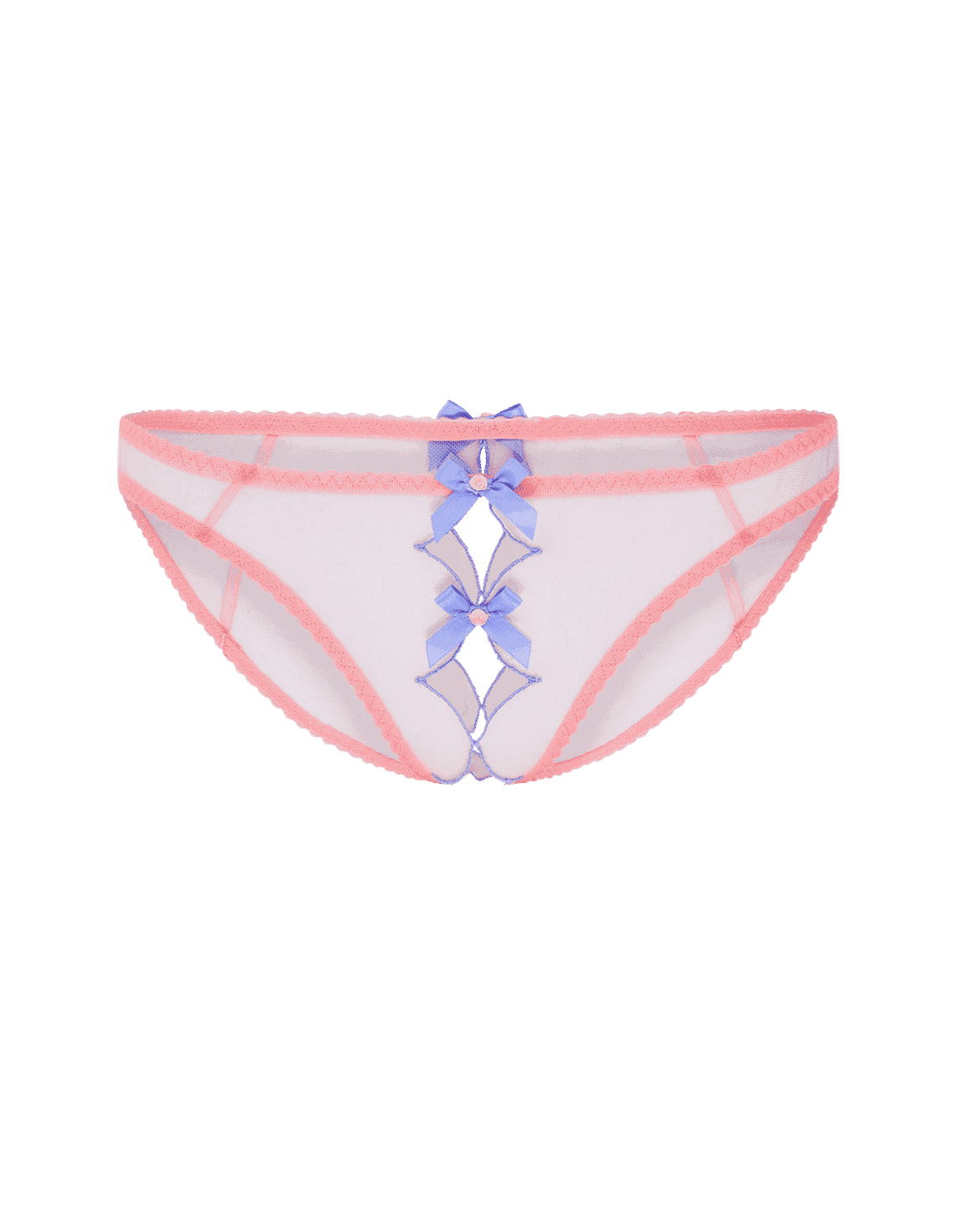 Lorna Ouvert Baby Pink/Blue | Agent Provocateur