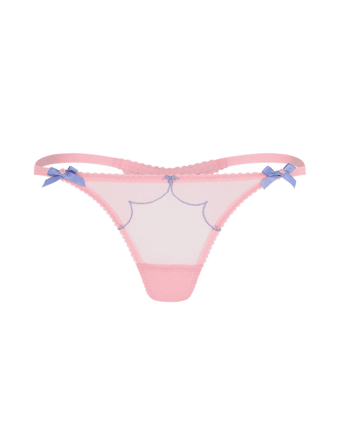 Lorna Thong Baby Pink/Blue | Agent Provocateur