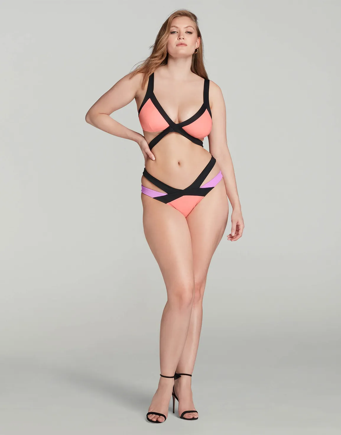 Mazzy Bikini Bottom Black Multicolour | Agent Provocateur