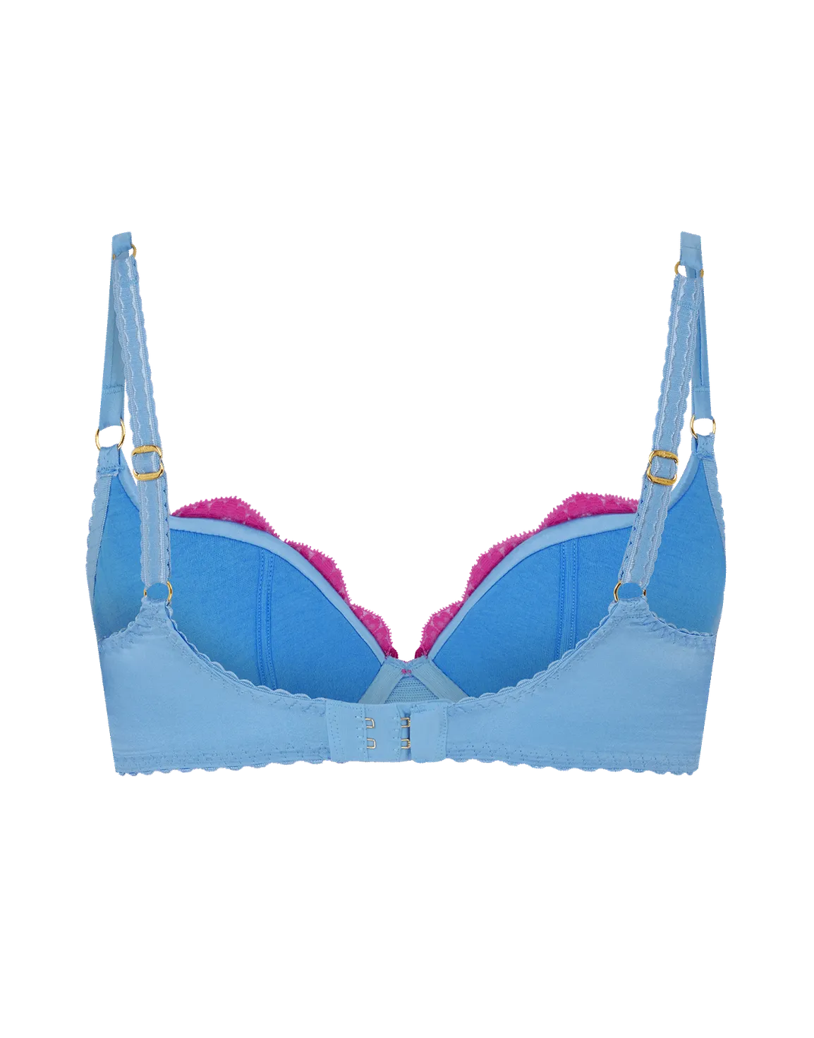 Molly Plunge Underwired Bra Blue | Agent Provocateur