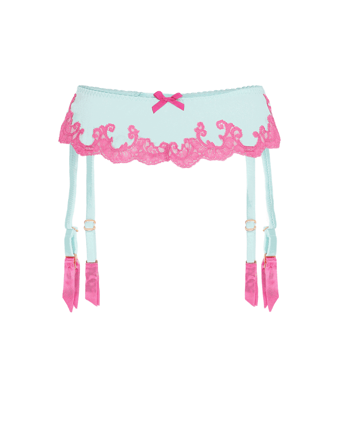 Molly Suspender Mint/Pink | Agent Provocateur