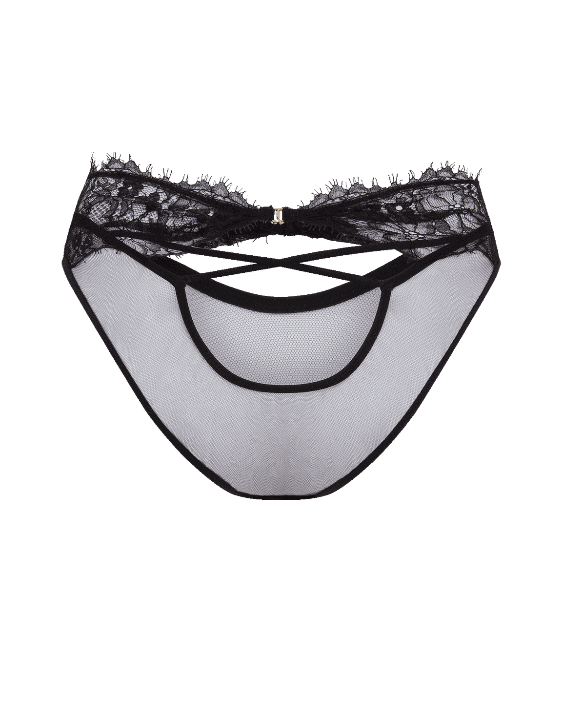 Palma High Waisted Brief Black  | Agent Provocateur