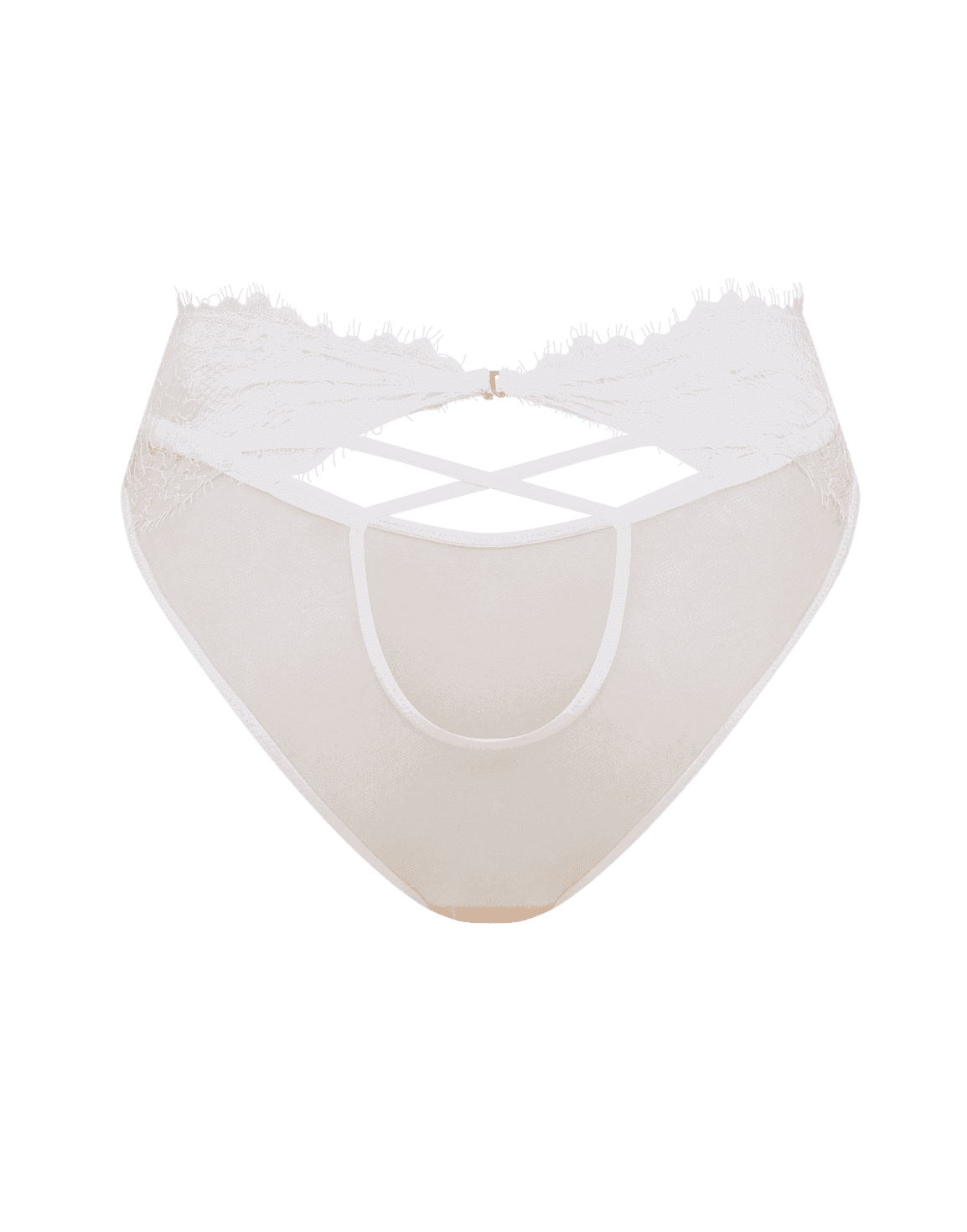 Palma High Waisted Brief White | Agent Provocateur