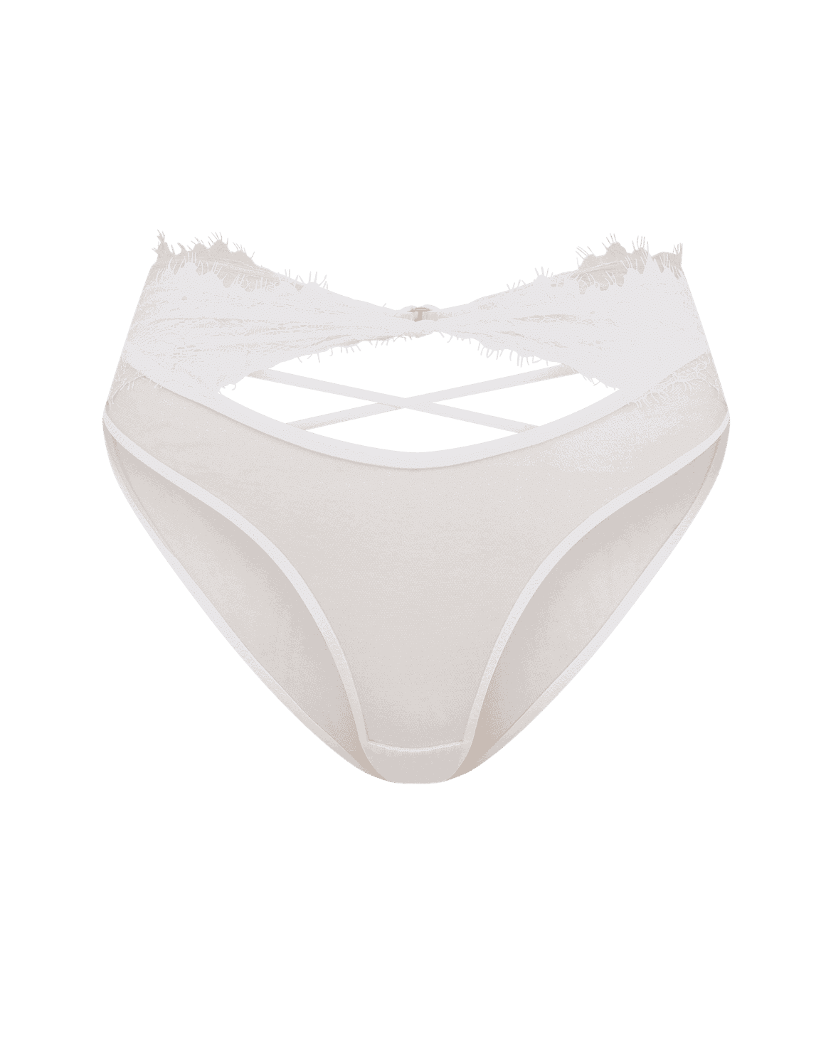 Palma High Waisted Brief White | Agent Provocateur