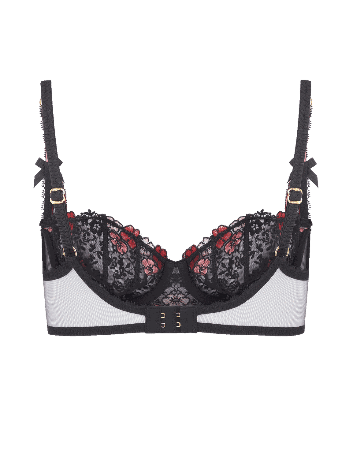 Petunia Balconette Underwired Bra Black | Agent Provocateur