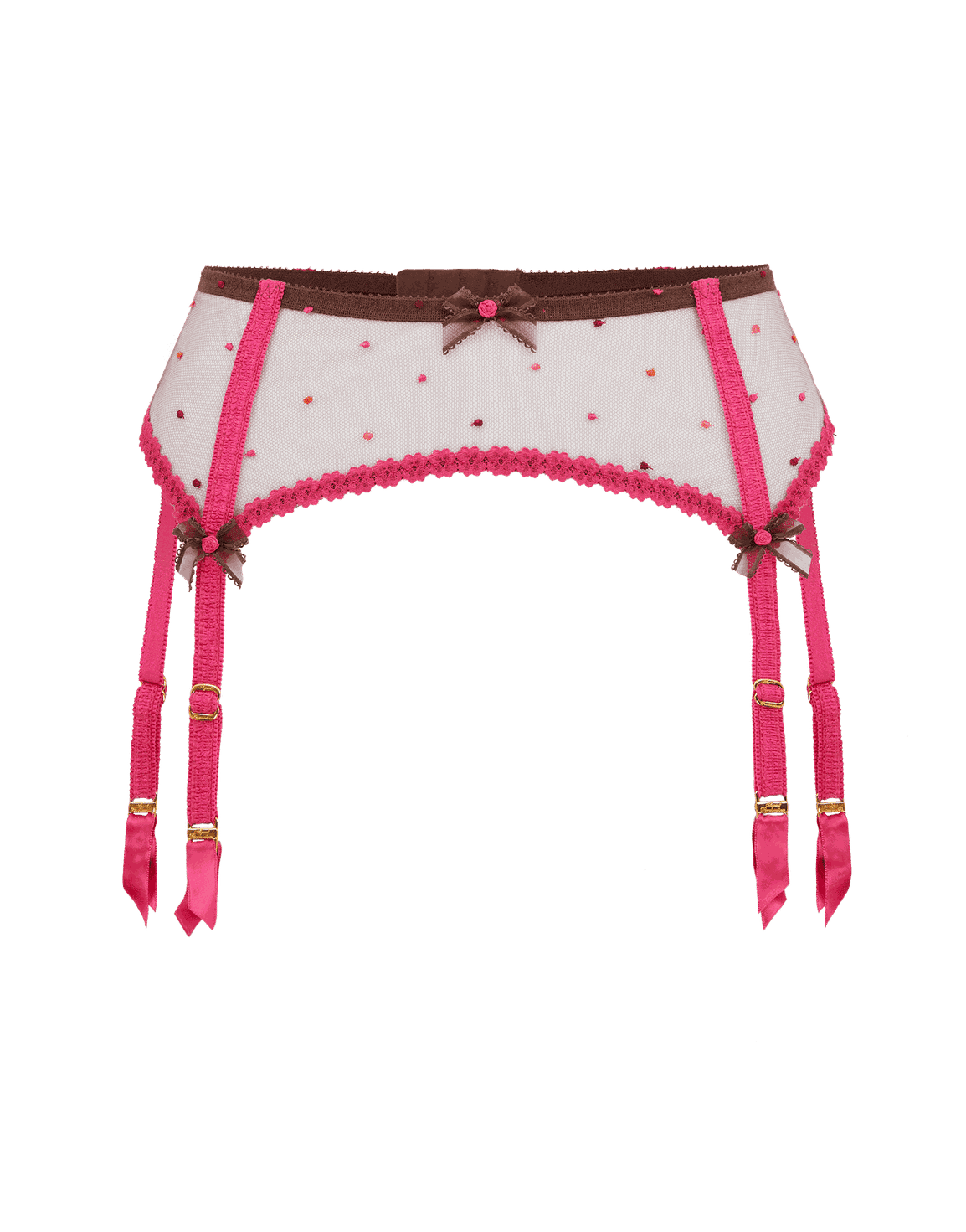 Poppie Suspender Chestnut | Agent Provocateur