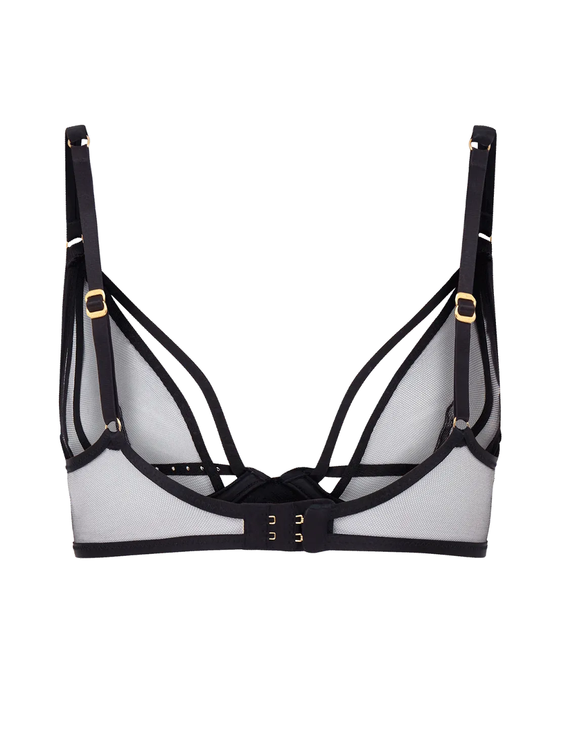 Rubi Plunge Underwired Bra Black | Agent Provocateur