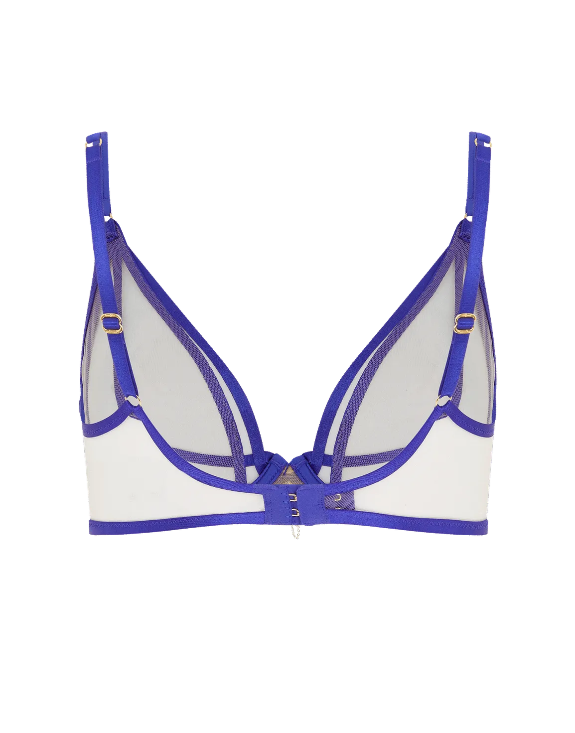 Rubi Plunge Underwired Bra Cobalt/Cobalt | Agent Provocateur