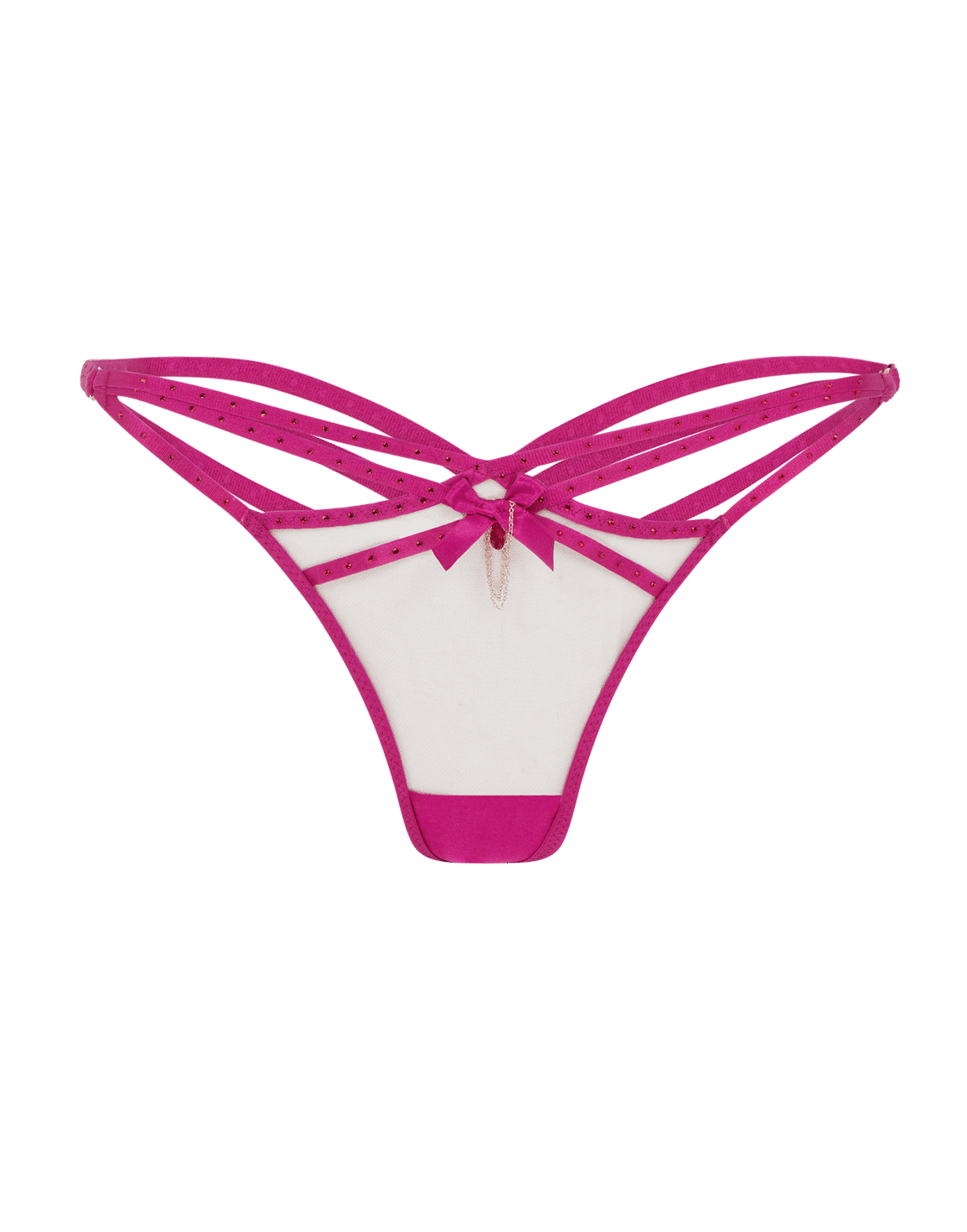 Rubi Thong Magenta/Sand | Agent Provocateur