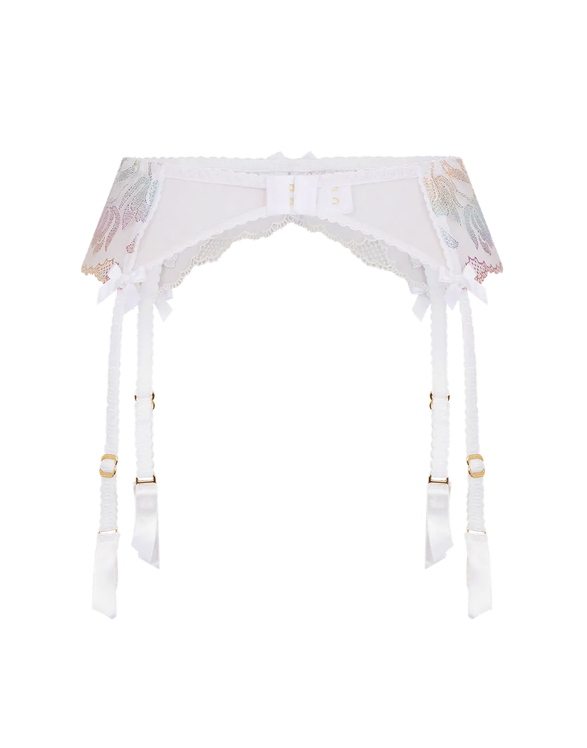 Sparkle Suspender White | Agent Provocateur