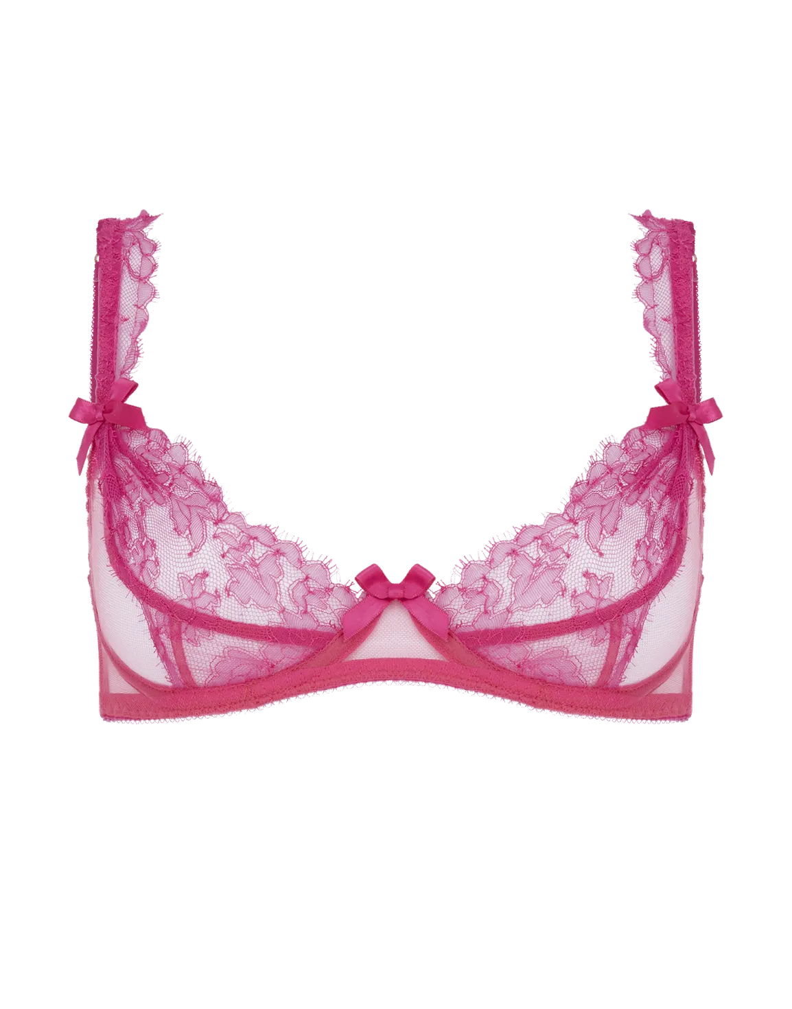 Willa Demi Cup Bra Hot Pink | Agent Provocateur