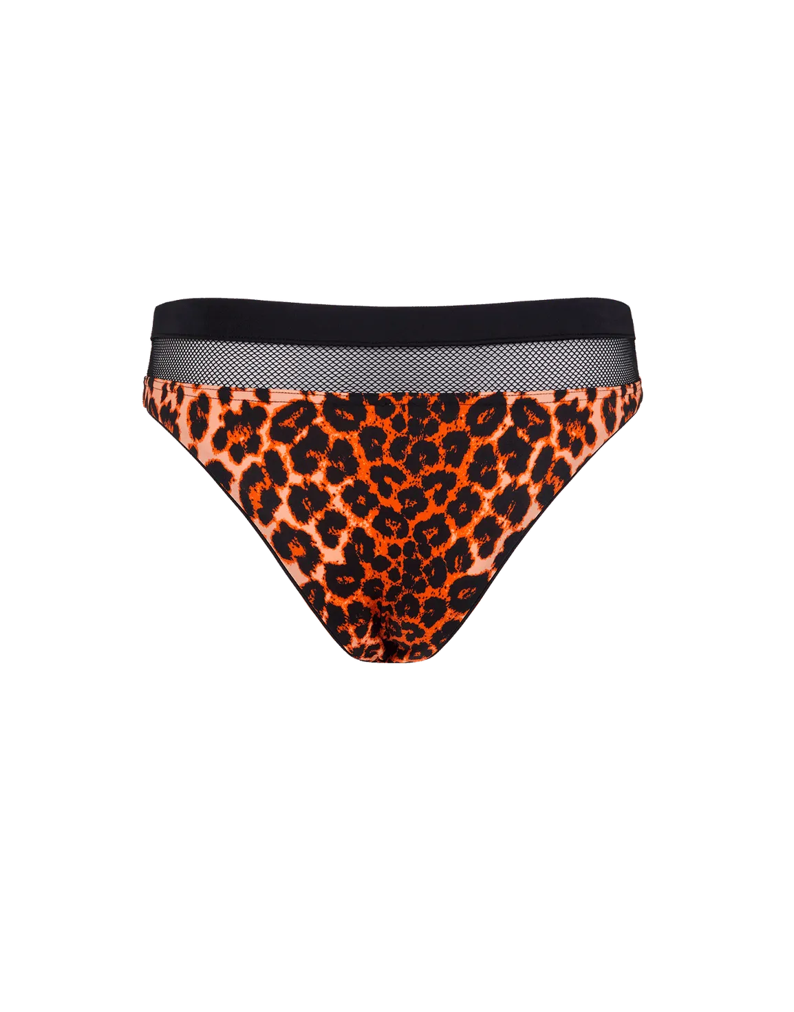 Zenaya Bikini Bottom Leopard Print/Black | Agent Provocateur