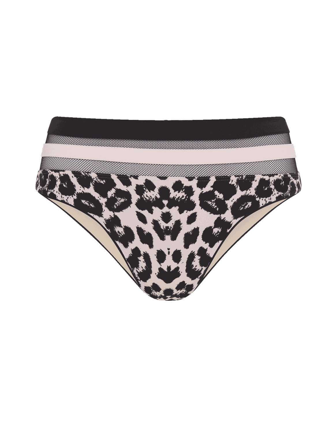 Zenaya High Waisted Bikini Bottom Leopard | Agent Provocateur