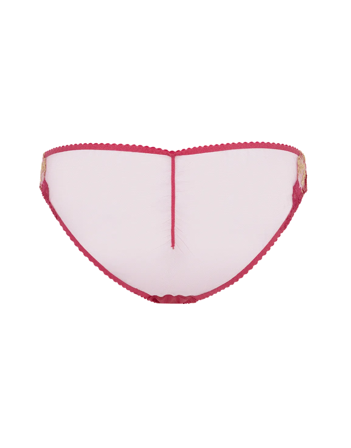 Zuri Full Brief Fuchsia/Red/Gold | Agent Provocateur