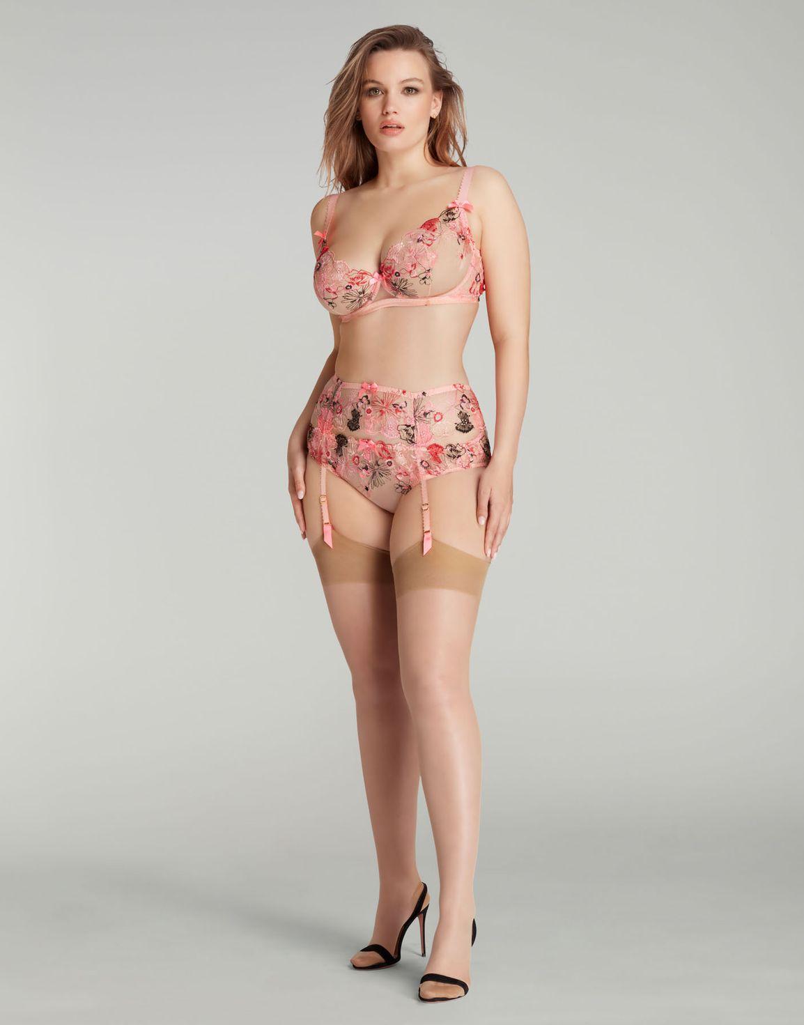Zuri Suspender Pink | Agent Provocateur