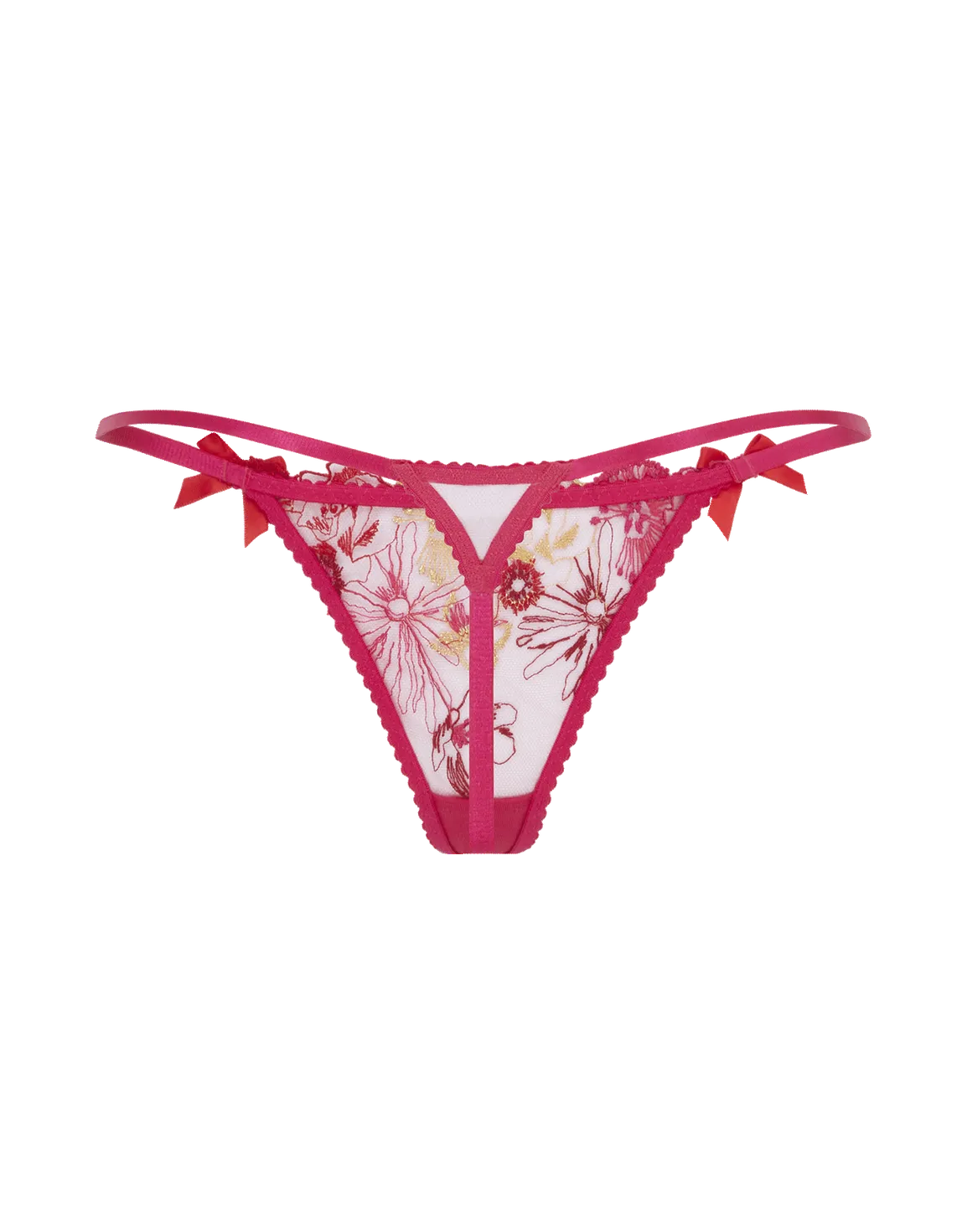 Zuri Thong  Fuchsia/Red/Gold | Agent Provocateur