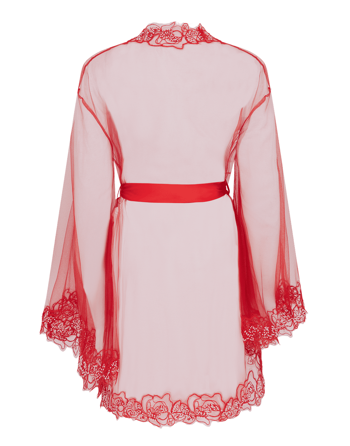 Lindie Short Gown Red/Red | Agent Provocateur