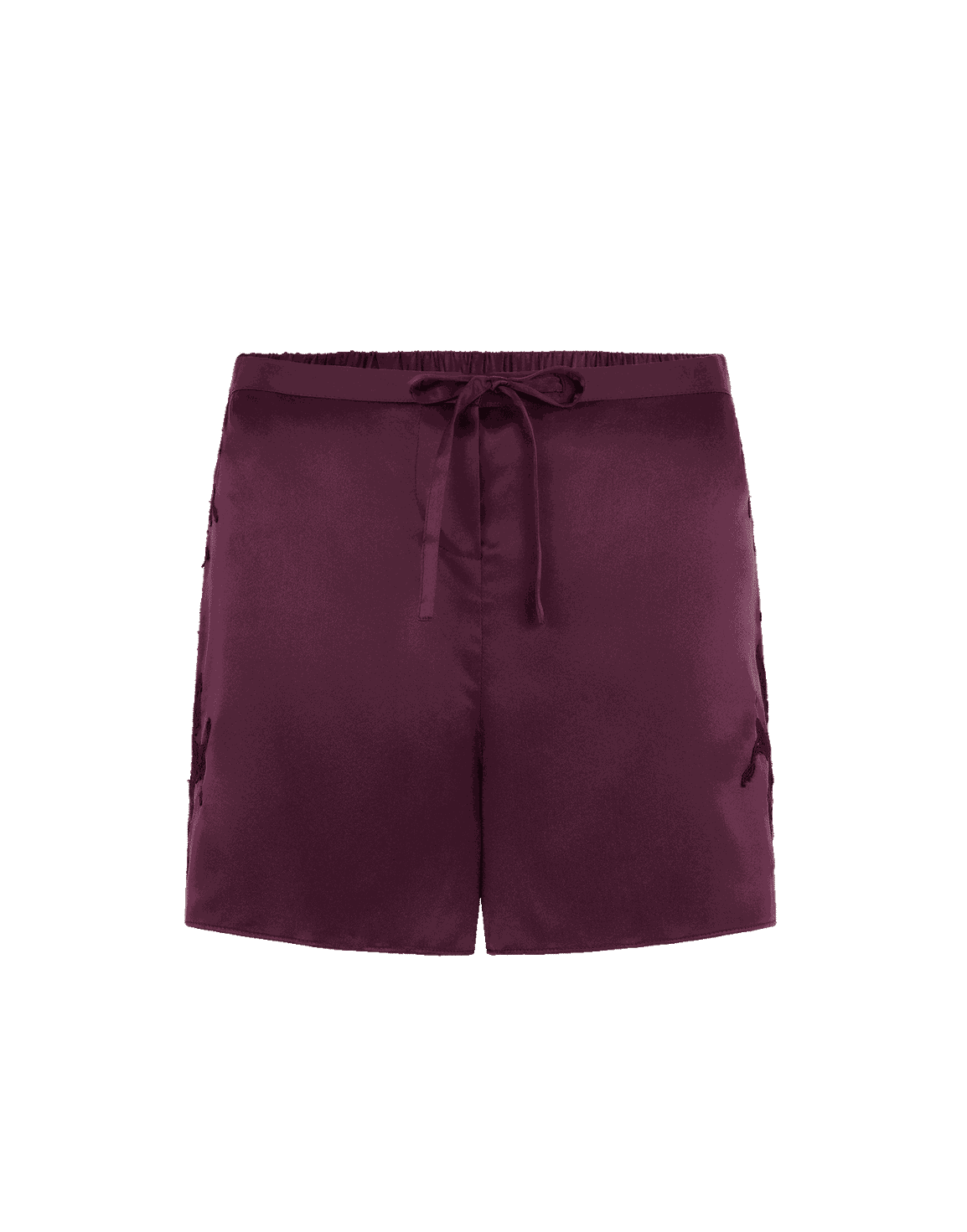 Caressa Pyjama Shorts Plum | Agent Provocateur