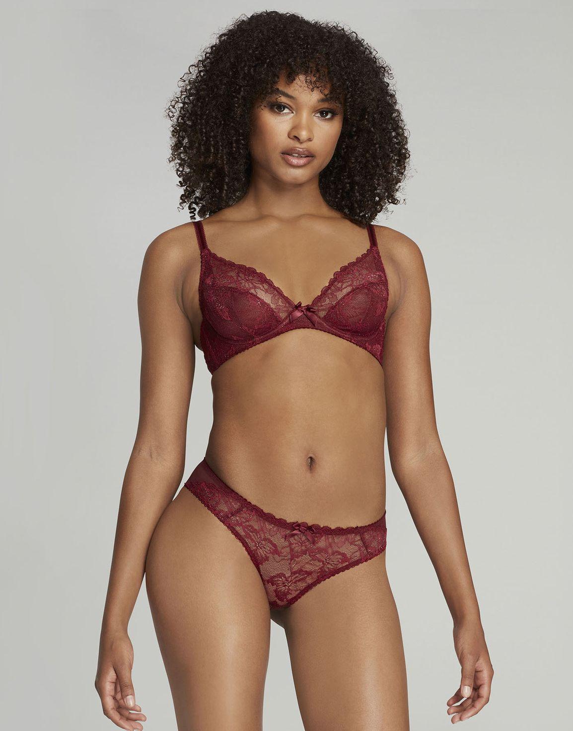 Leni Ouvert Burgundy | Agent Provocateur