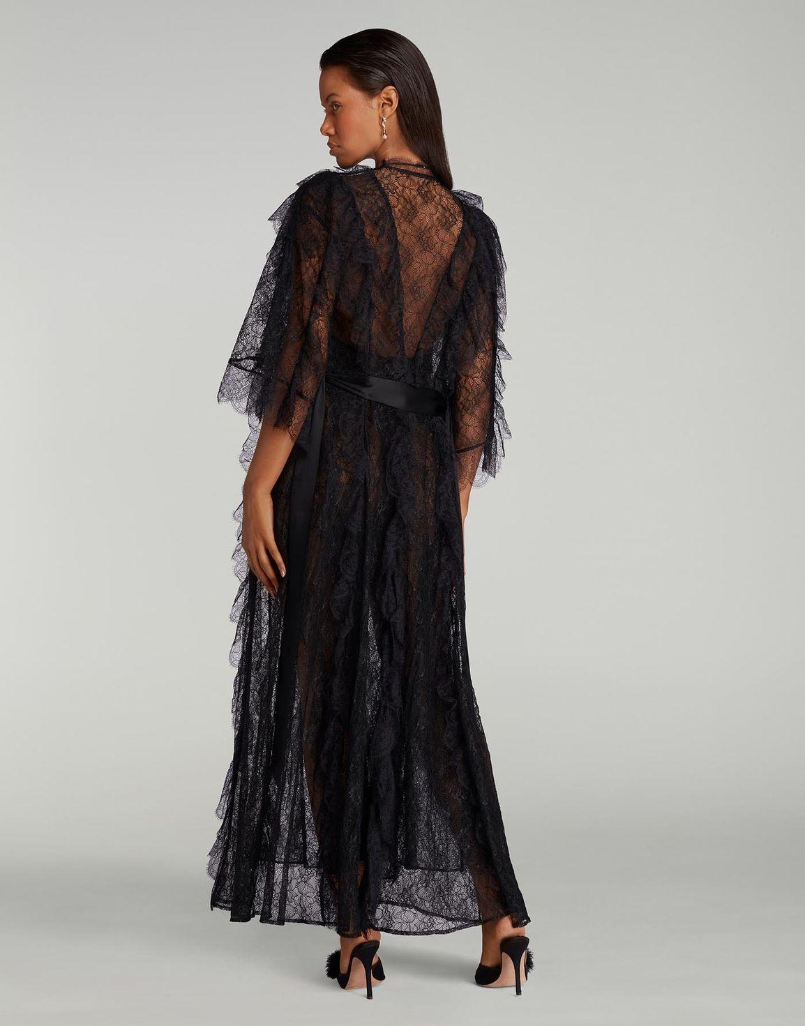 Pomona Dressing Gown Black | Agent Provocateur
