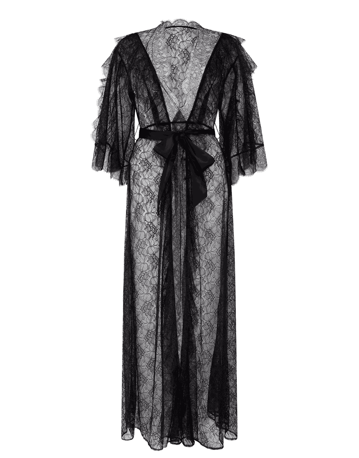 Pomona Dressing Gown Black | Agent Provocateur