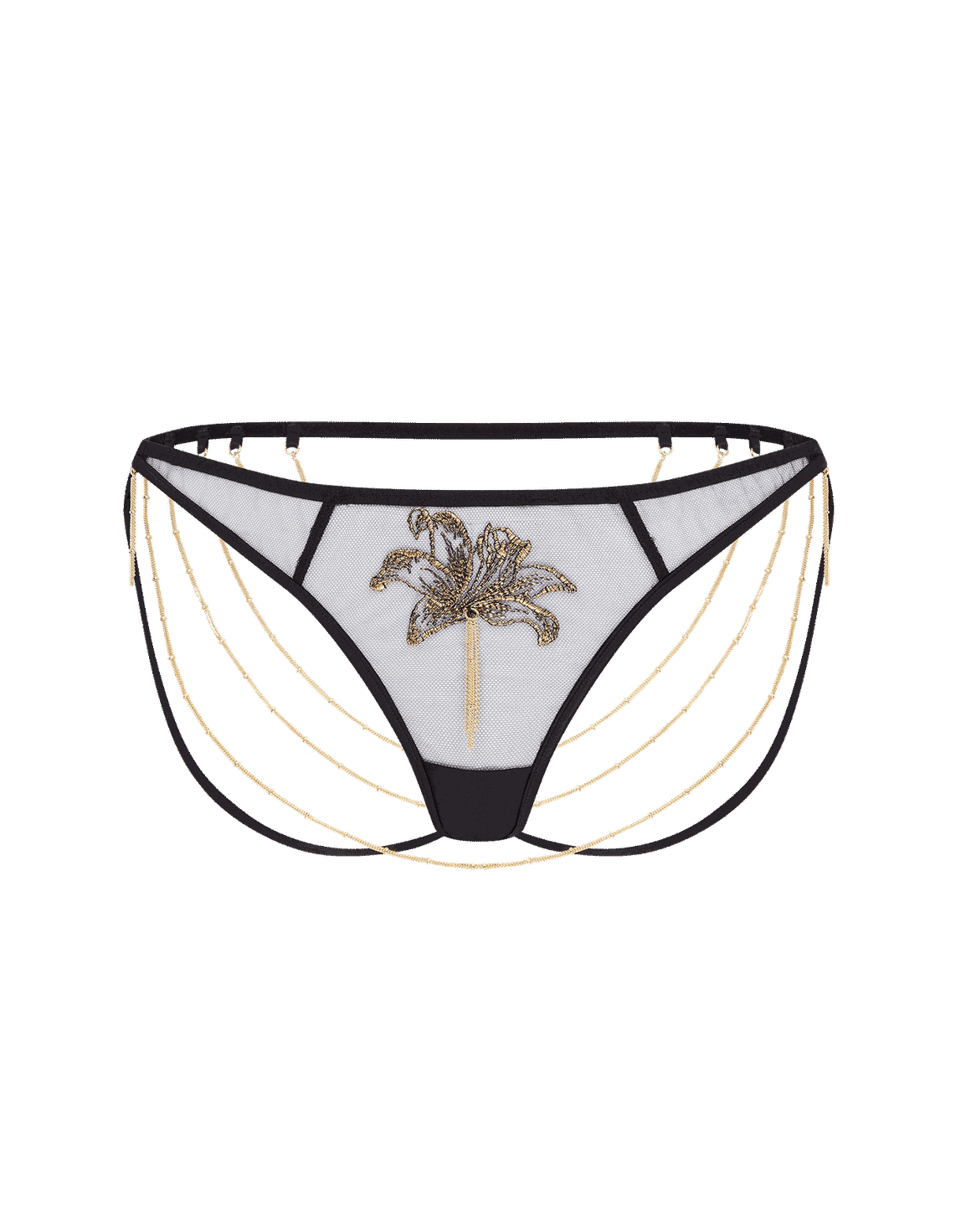 Auretta Brief Black/Gold | Agent Provocateur