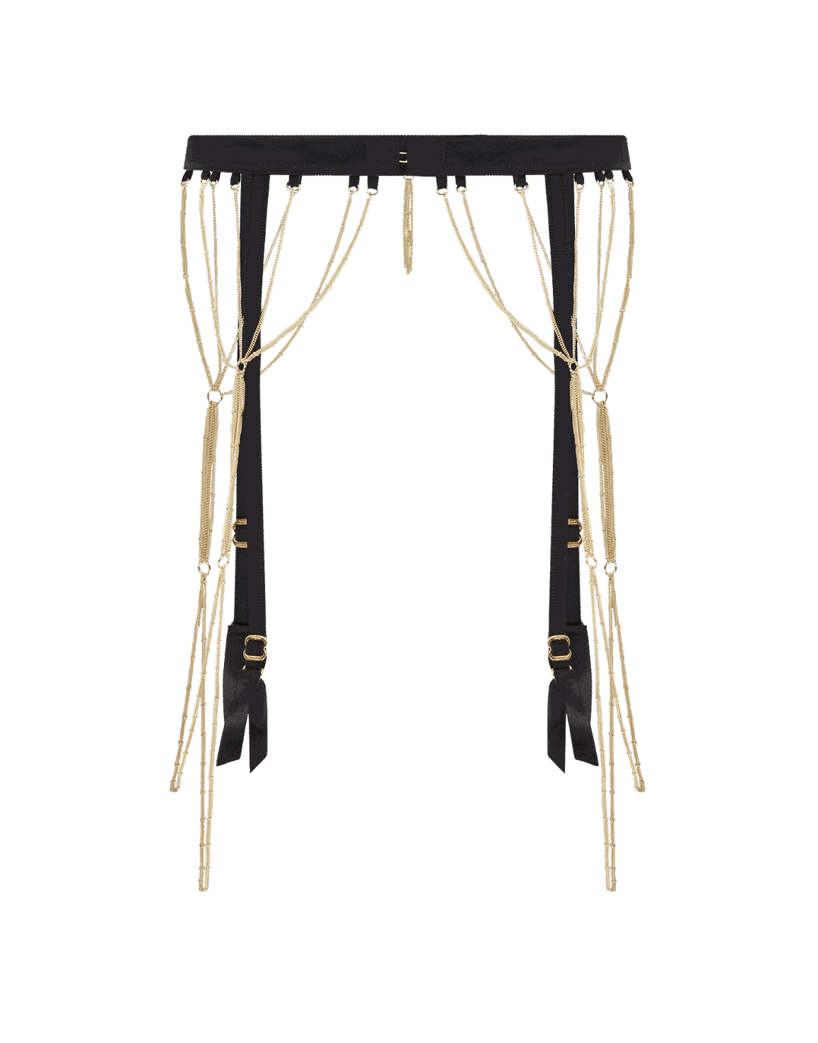 Auretta Suspender Black/Gold | Agent Provocateur