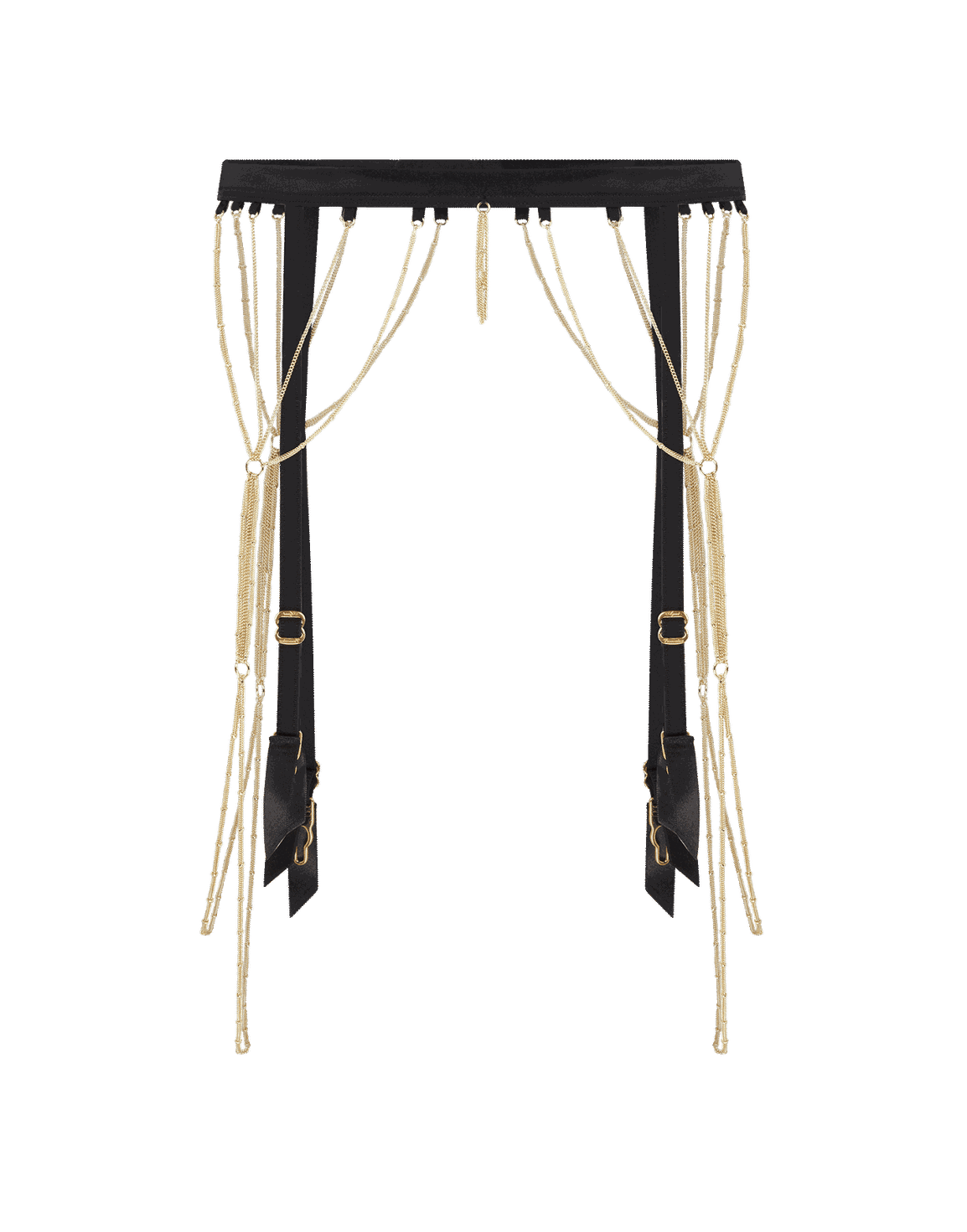 Auretta Suspender Black/Gold | Agent Provocateur