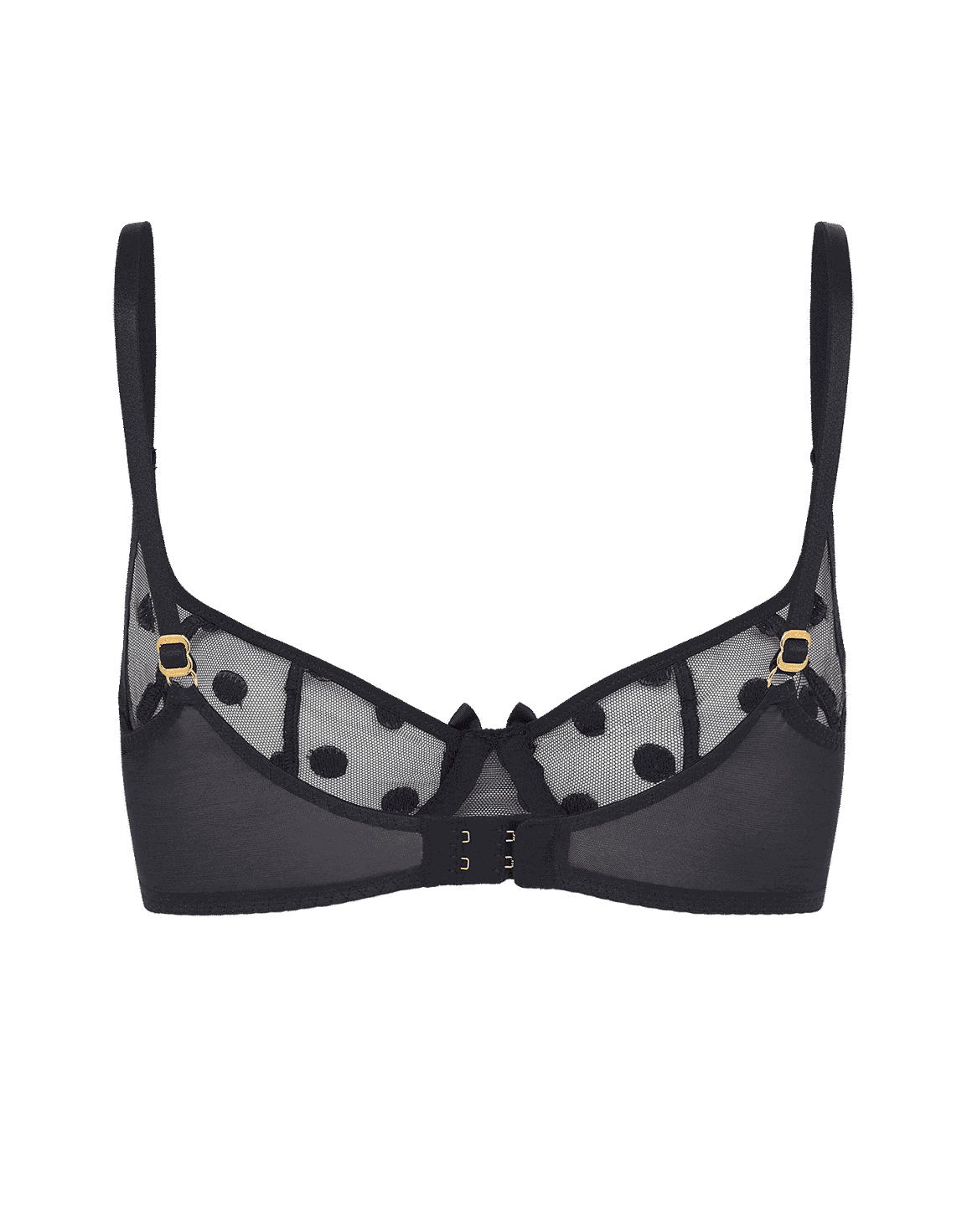 Camsen Balconette Underwired Bra Black | Agent Provocateur