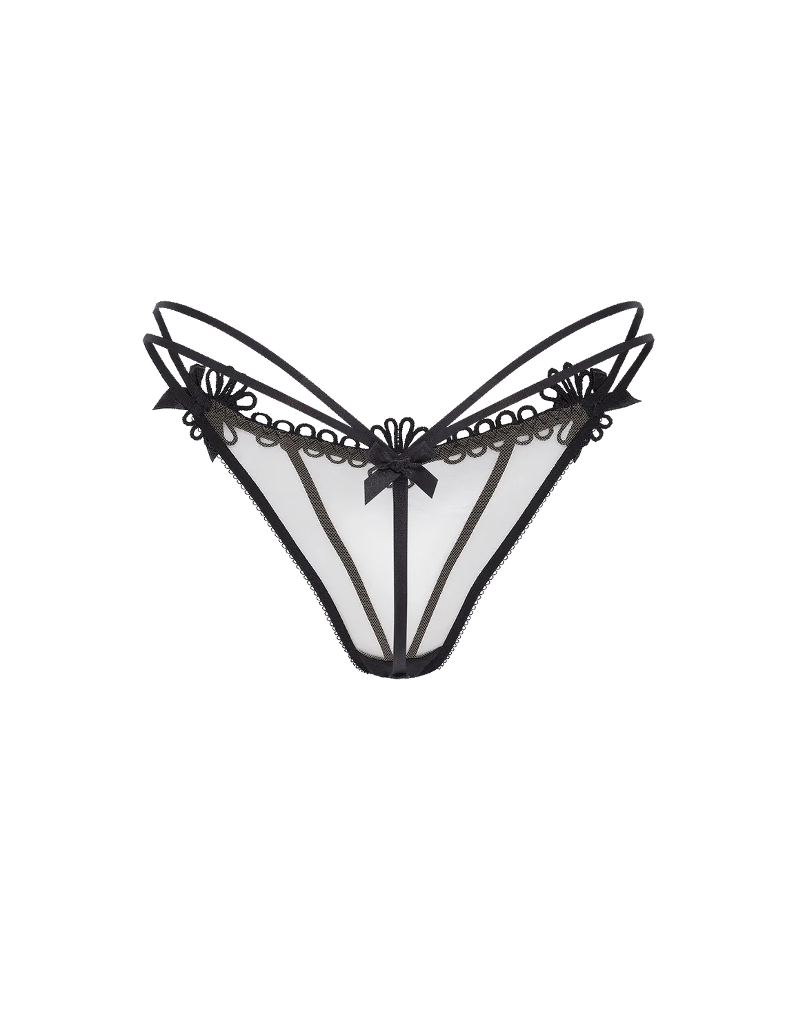 Coletta Thong Black/Sand | Agent Provocateur