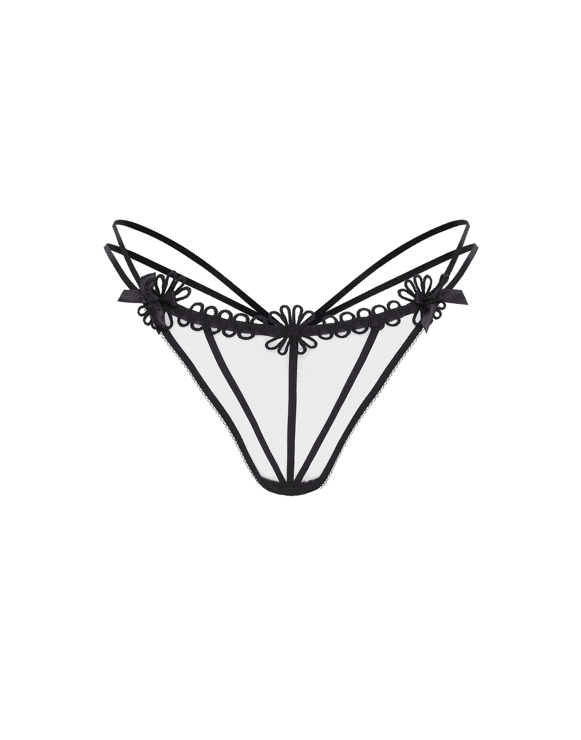 Coletta Thong Black/Sand | Agent Provocateur