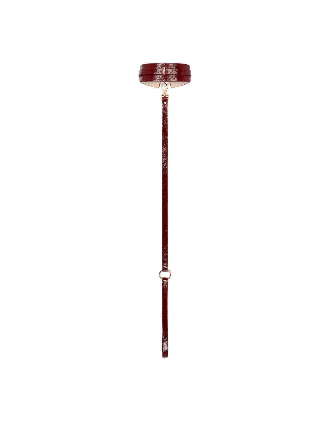 Darlina Choker Burgundy/Gold | Agent Provocateur