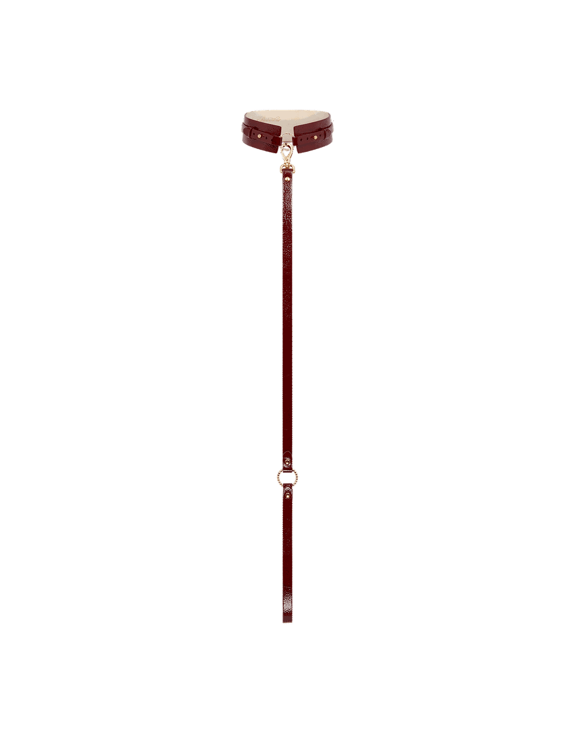 Darlina Choker Burgundy/Gold | Agent Provocateur