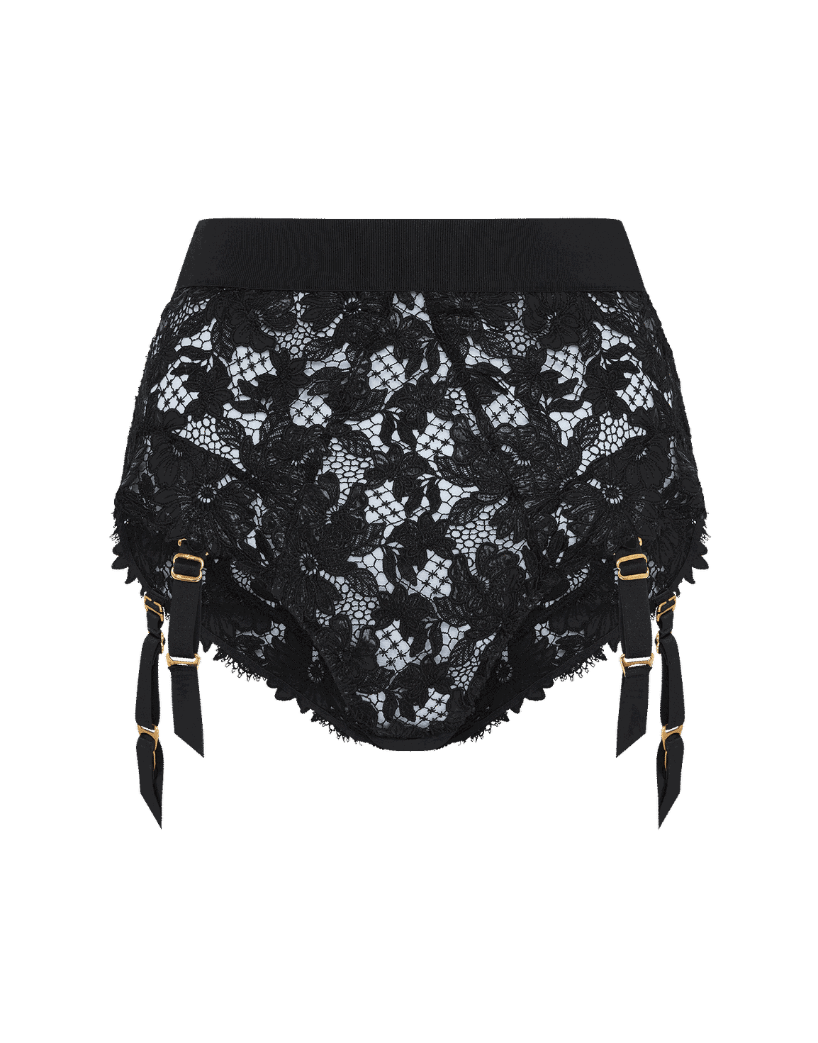 Edira Suspender Brief Black | Agent Provocateur