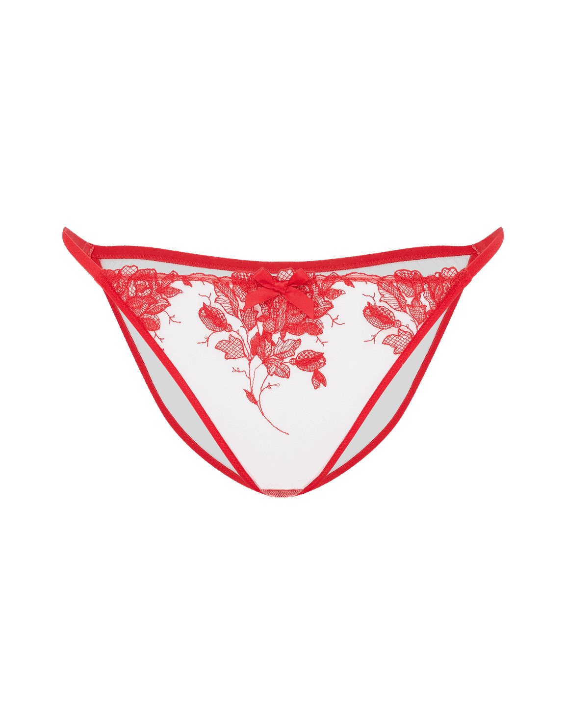 Elvie Full Brief Red/Sand | Agent Provocateur