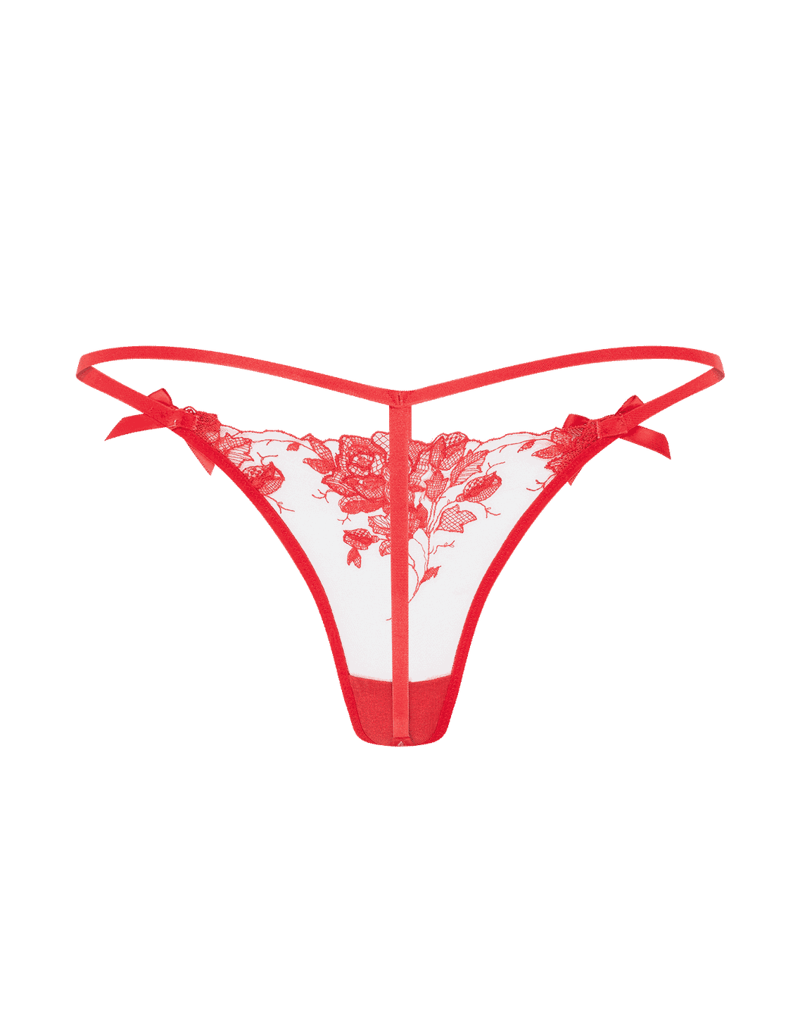 Elvie Thong Red/Sand | Agent Provocateur