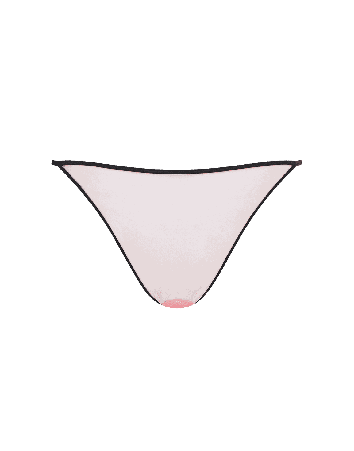 AP ASAP Tanga Brief Baby Pink/Black | Agent Provocateur
