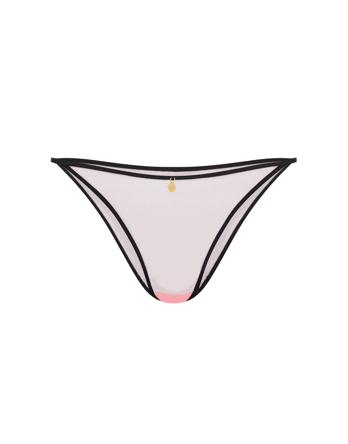 AP ASAP Tanga Brief Baby Pink/Black | Agent Provocateur