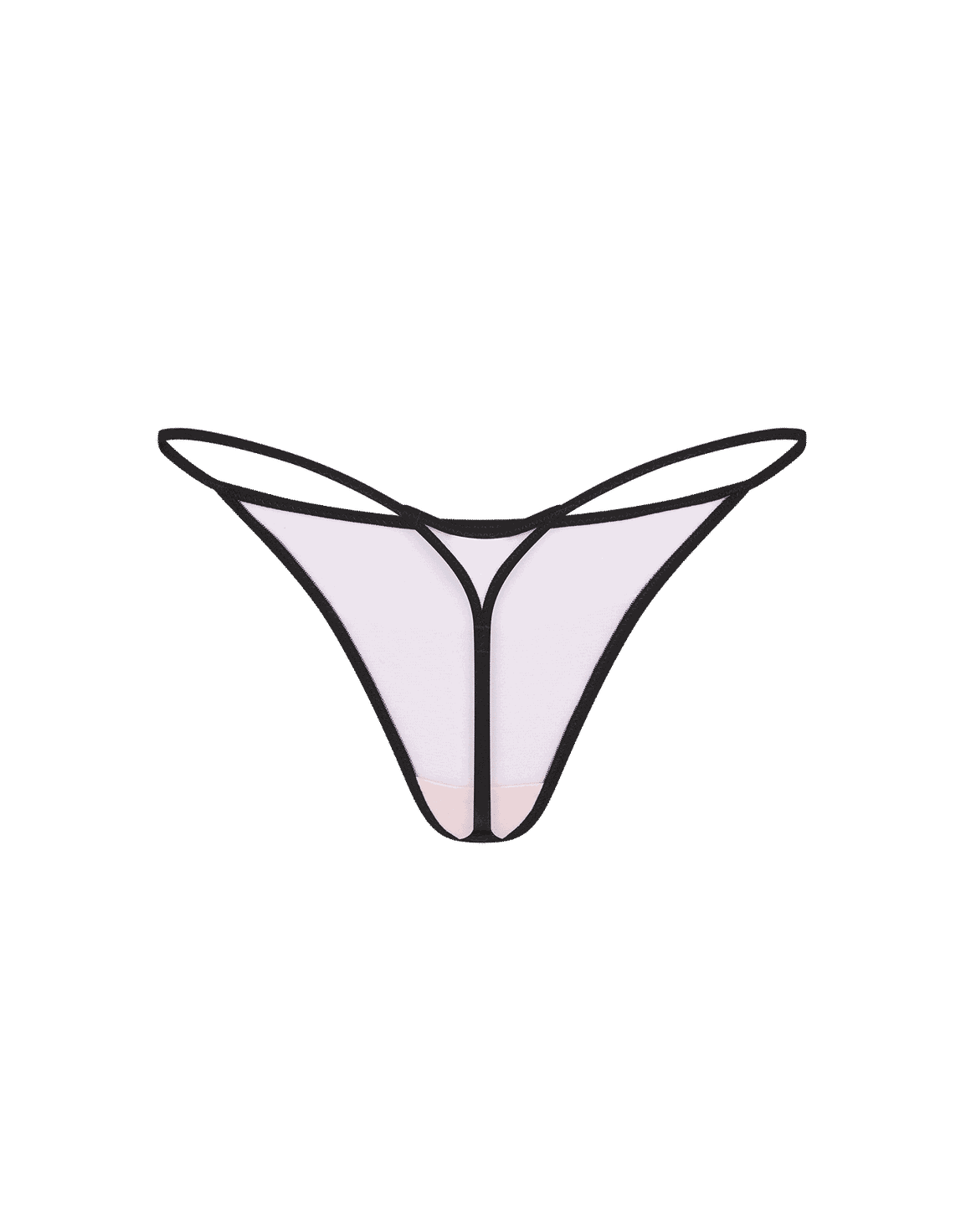 AP ASAP Trixie Thong Baby Pink/Black | Agent Provocateur