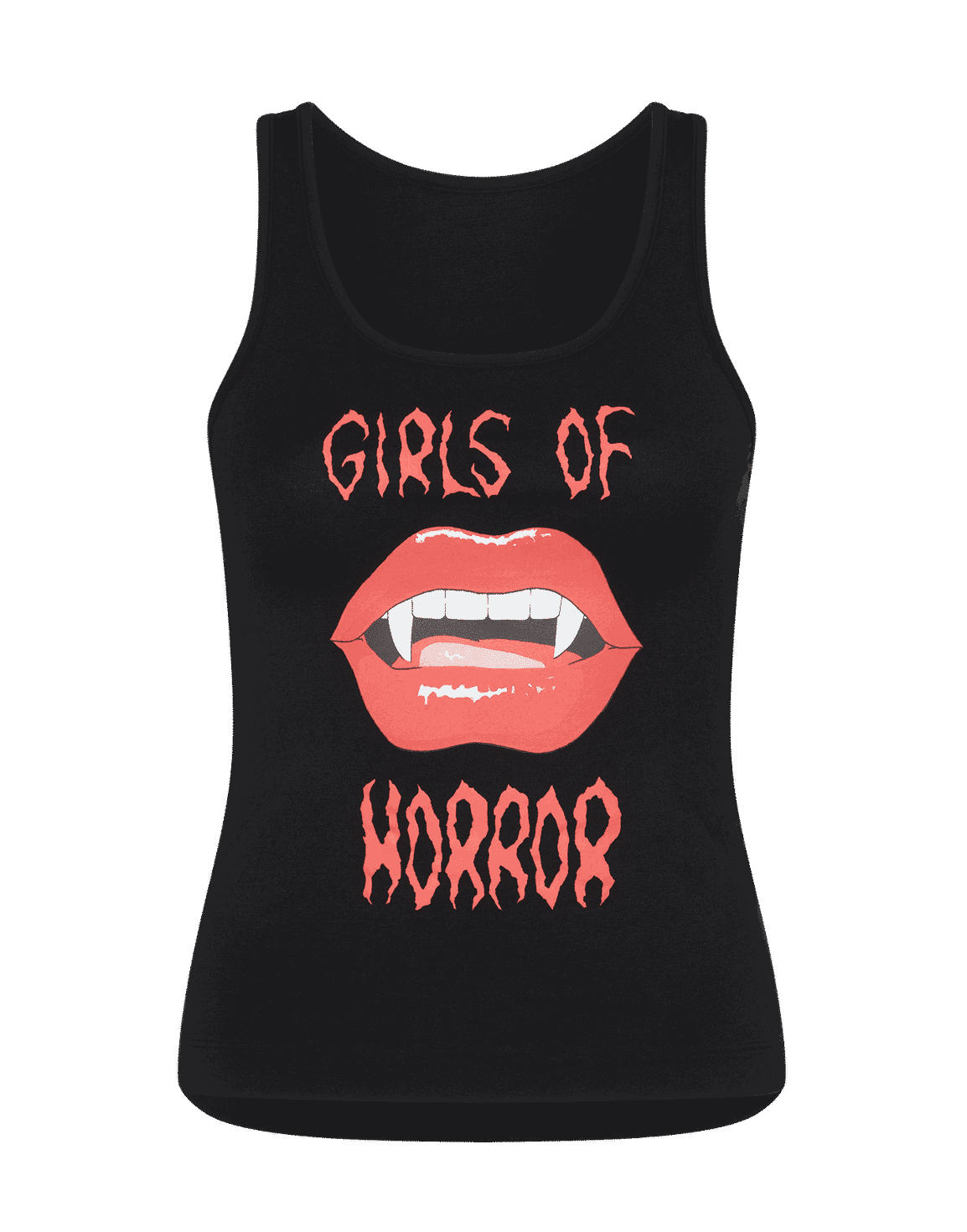 Horror Pyjama Vest Black/Red | Agent Provocateur