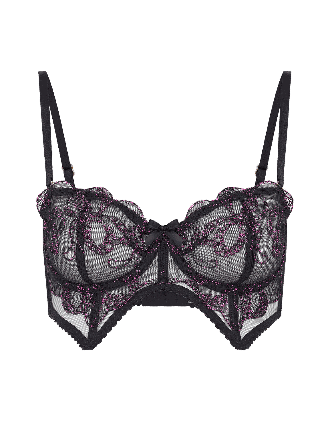 Louella Bustier Black/Pink | Agent Provocateur