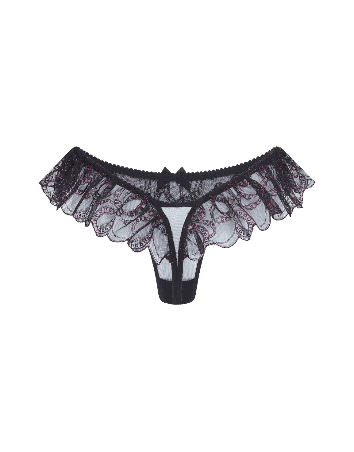 Louella Ouvert Black/Pink | Agent Provocateur