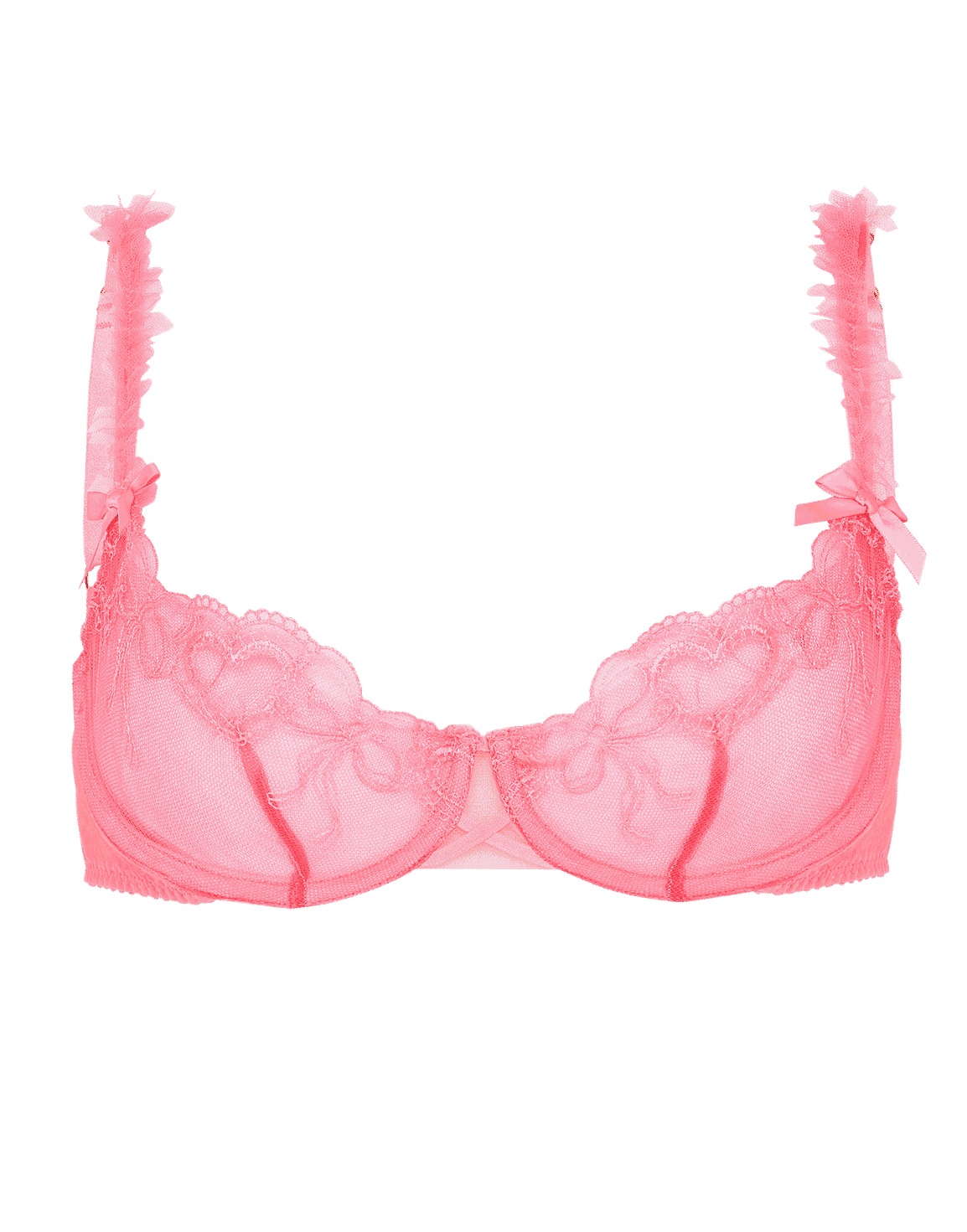 Mimie Demi Cup Underwired Bra Neon Pink | Agent Provocateur