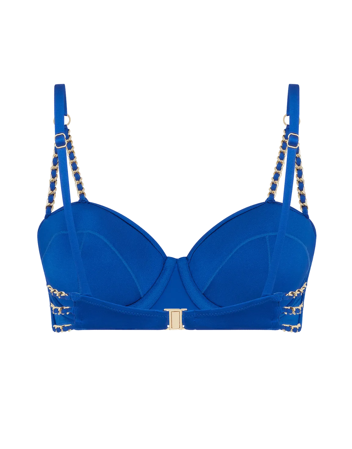 Montie Bikini Top Blue/Gold | Agent Provocateur