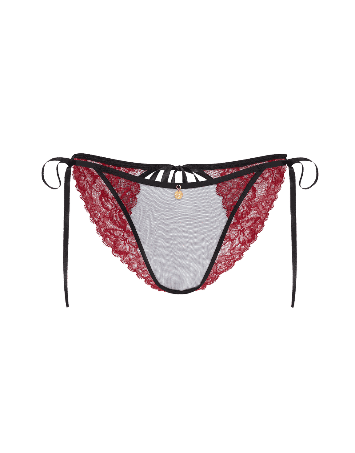 Otta Tie Side Brief Black/Red | Agent Provocateur