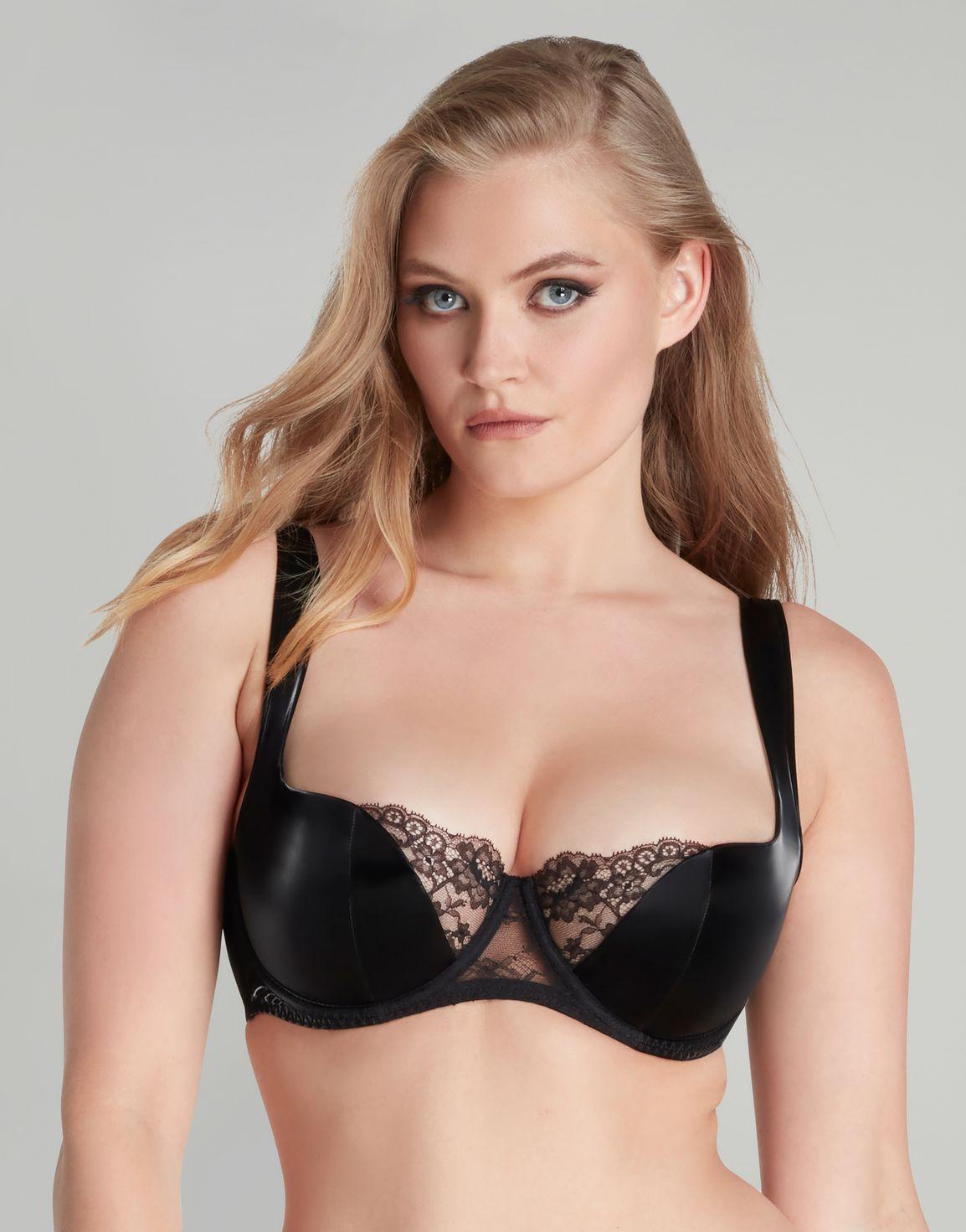 Rivere Balconette Underwired Bra Black | Agent Provocateur