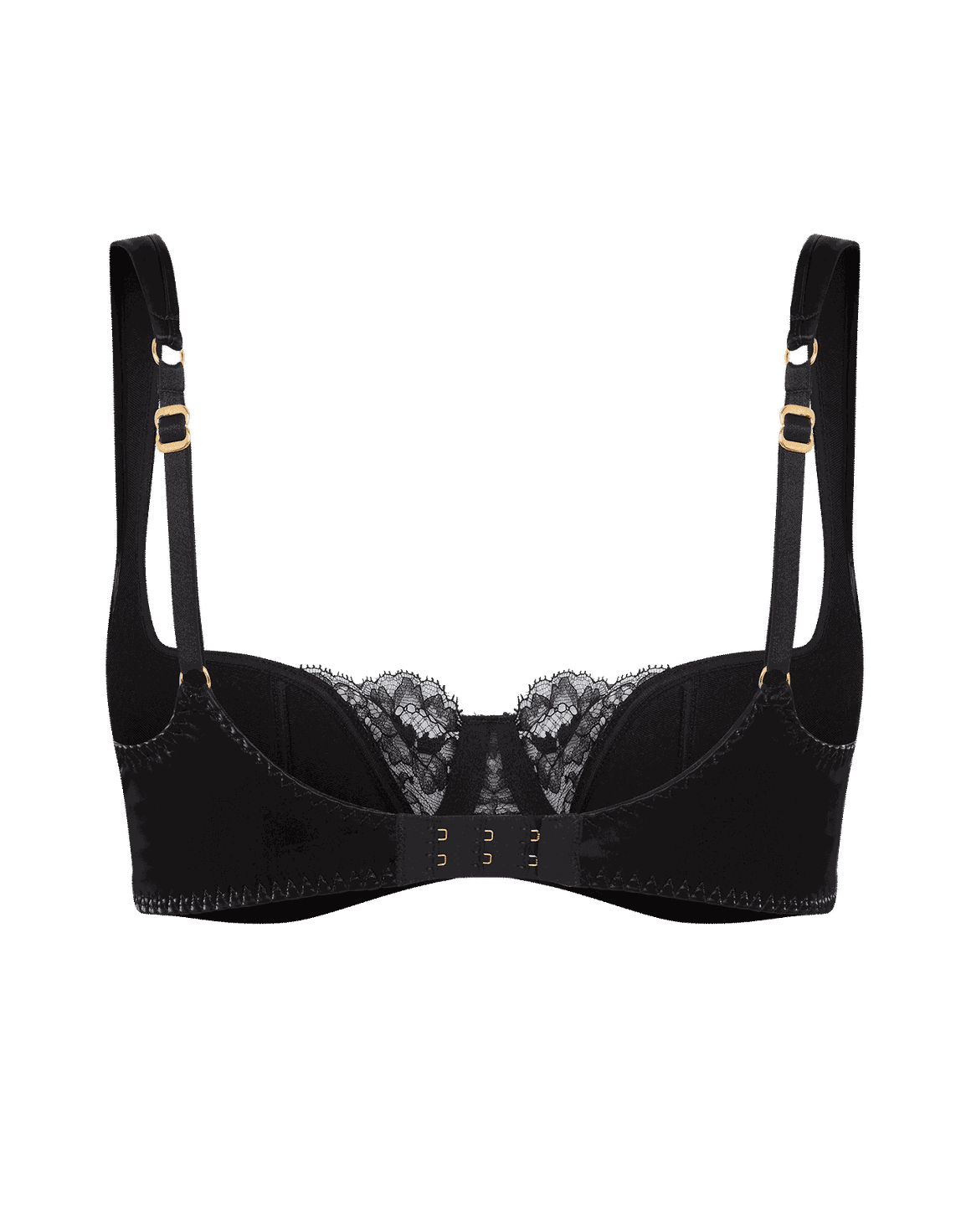 Rivere Balconette Underwired Bra Black | Agent Provocateur