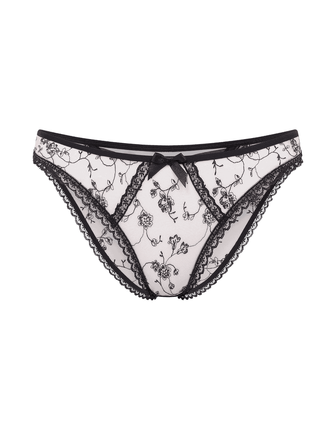 Rosaleen Full Brief Baby Pink/Black | Agent Provocateur